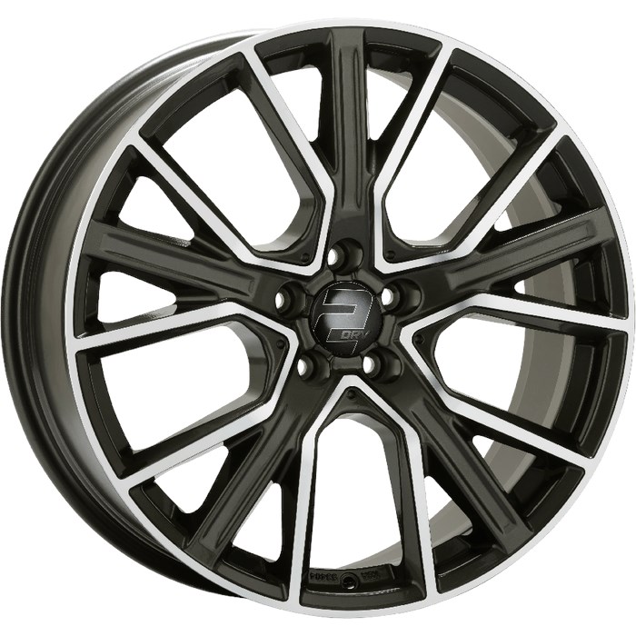 WHEELWORLD WH34 ANTRACIET GEPOLIJST 4052894150725